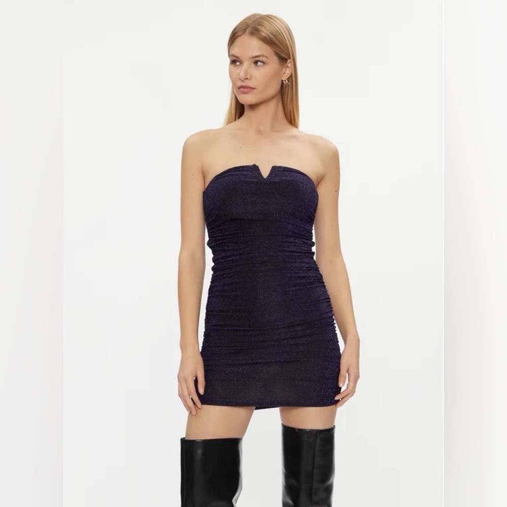 ASOS Strapless Lurex Dress